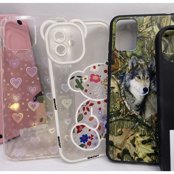 WHOLESALE Lot of 7 Cell Phone Cases Apple and Android Unlabled - Picture 3 of 4